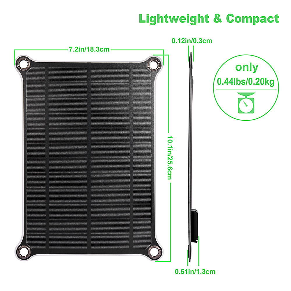 Outdoor Solar Panel 6W Backpack Usb Charger Battery Power Bank Solar Charging Bag For Phones Camping Travel Backpack