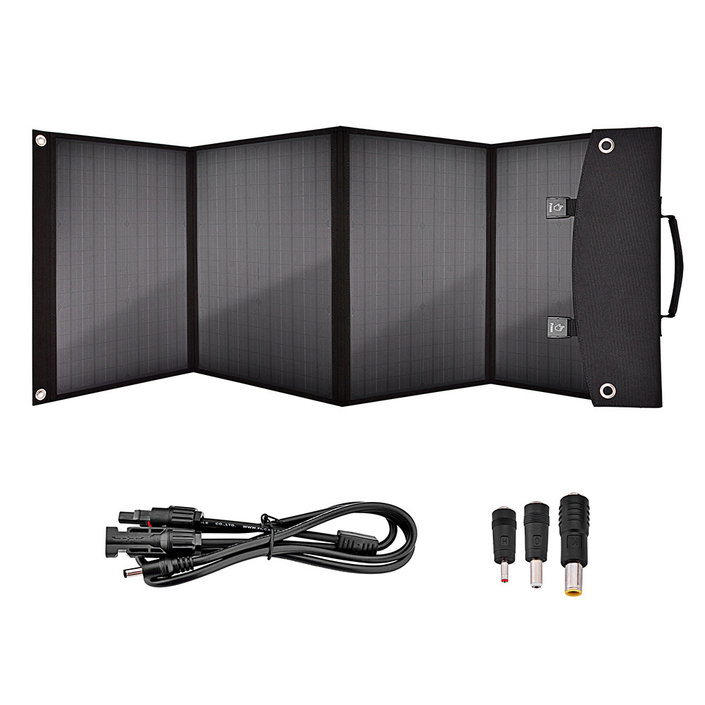 Folding 100w Solar Panel Solar Battery Charger 12V Panel Charging For Batteries and Phones