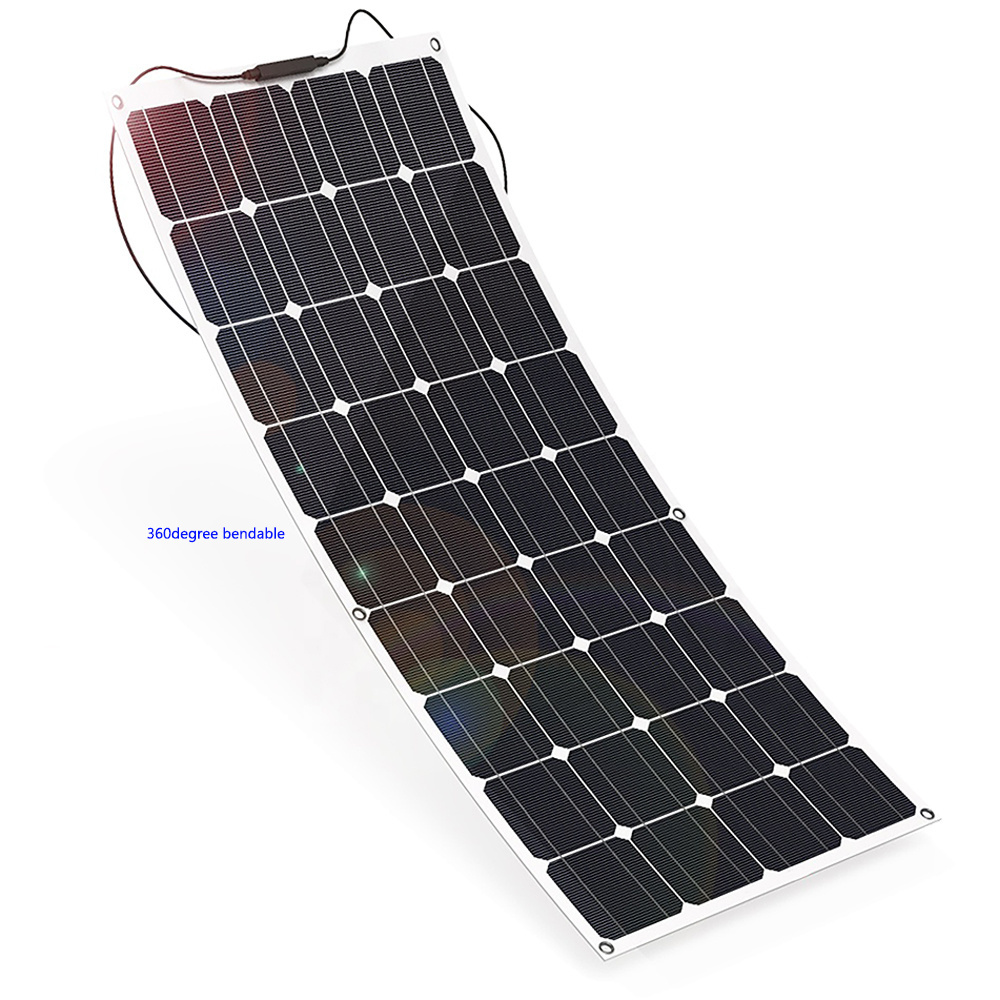 Zonnecel  New Hot Sale Fleksibel Solar Mono100W 200W 250Watts High Efficiency Portable Folding Pano Solar Panels With Camping