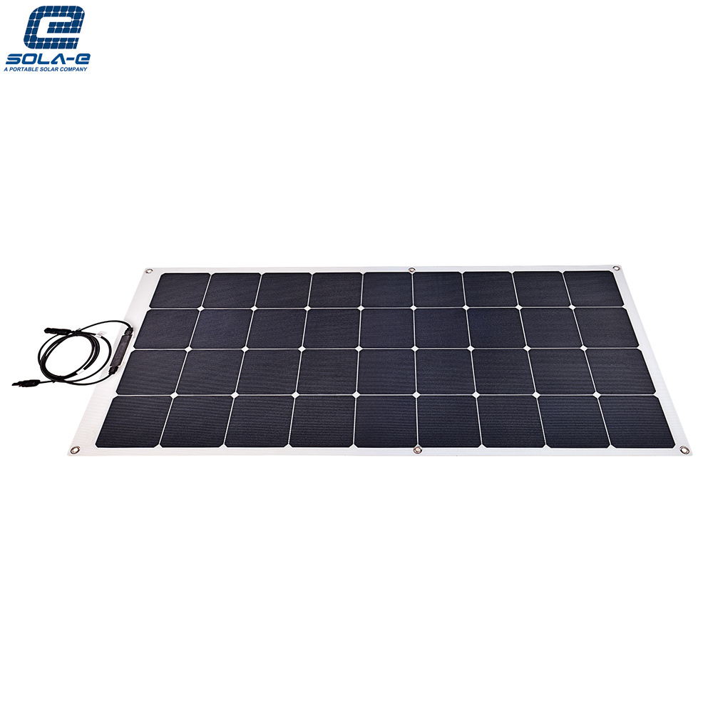 Waterproof Flexible Solar Panel 100W 120w 150w 180w 200w 250w 300w Thin Film Flexible Roofing Solar Panel ETFE Pannello Solare