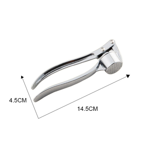 High Quality Manual Garlic Press Zinc Alloy Garlic Crusher Handheld Squeezer