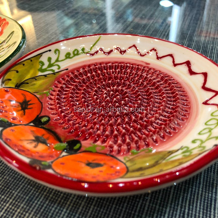 NEW colorful garlic grater plate