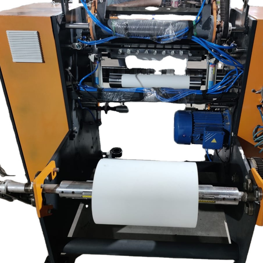 BAGMAC Small Thermal Paper Slitting and Rewinding Machine For Making ATM/POS Roll/Cash Register