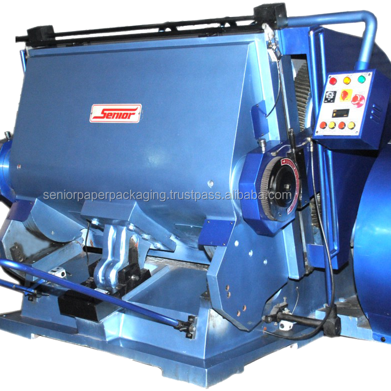 Die Punching Embossing Creasing  Cutting Corrugated Cardboard Making Machine