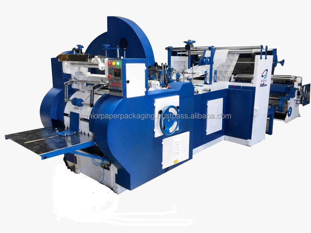 Bagmac Senior Make Heavy  Duty High Speed Craft Paper Bag Making Machine for paper bag