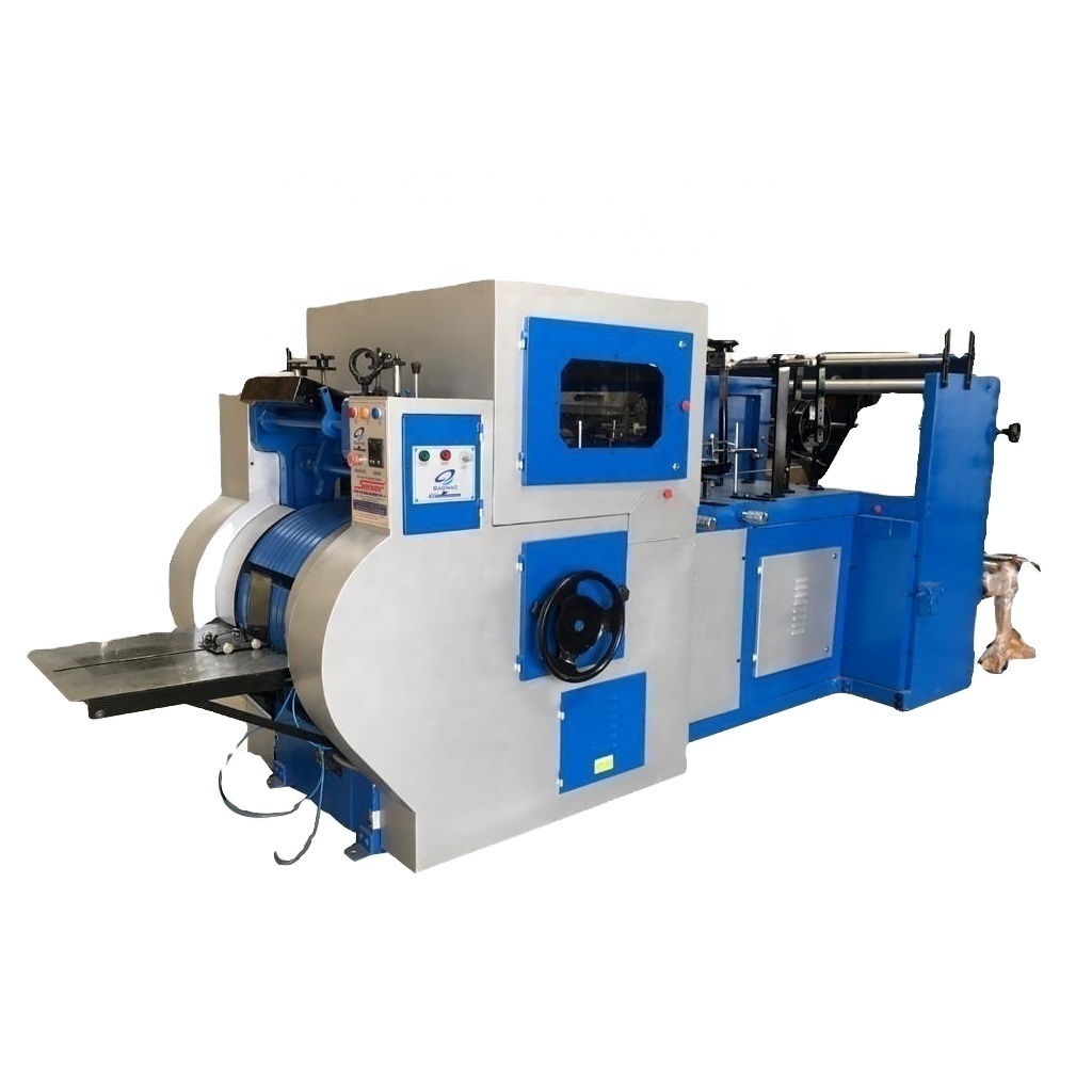 BagMac Automatic High Speed paper bag making machine with online color and without printing attachment at reasonable price