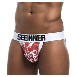 Black Men in Underwear Mens Gay Leather Jock Straps Sexy Hommes Boys Men's Clothing Jockstrap