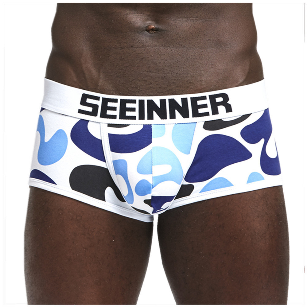 OEM/ODM Mens Boxers Gay Sexy Panty See Through Brief Underwear Boxer Cotton Briefs Men