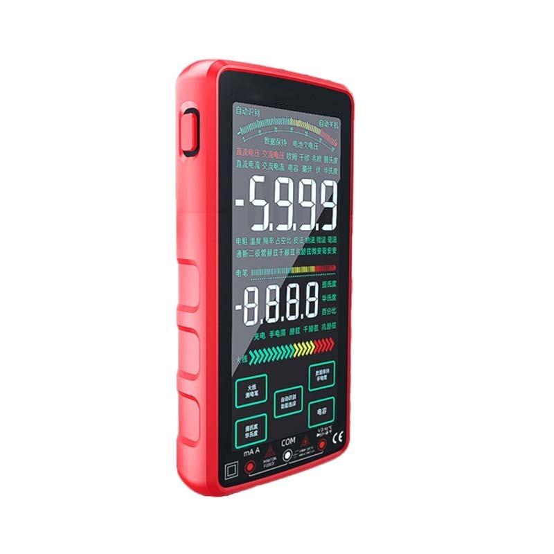 Rechargeable 6000 Count High-end Touch Screen 188F Smart Digital Multimeters With AC DC Voltage NCV Temperature Frequency Tester