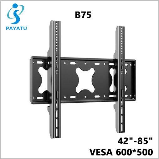 Fixed Wall Mount Universal LED TV Bracket Wall Mounting Rack VESA 400*400 Suits 42 55 60 65 70 75 80 85 Inches Plasma Screen TV