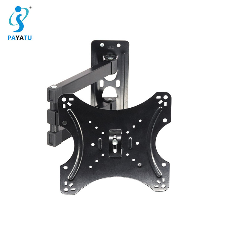 High Quality Single Arm Swivel Bracket VESA 200*200 Full Motion TV Hanger Wall Mount for 14-43 Inch