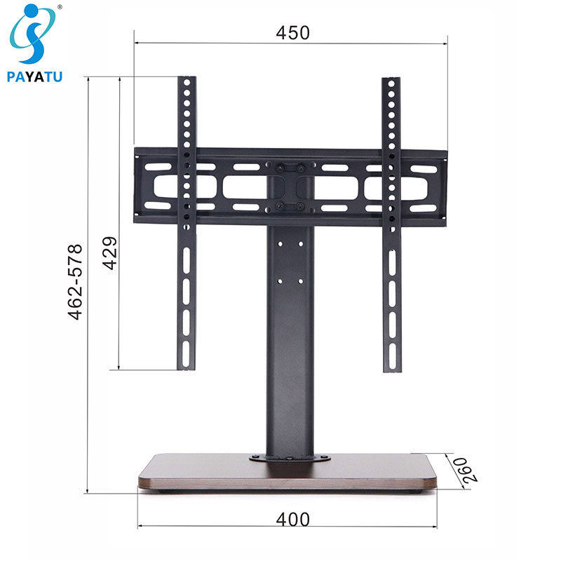 Wholesale flat panel tv deskopt mount lcd plasma vertical adjustable smart tv wall mount bracket for 55 inch