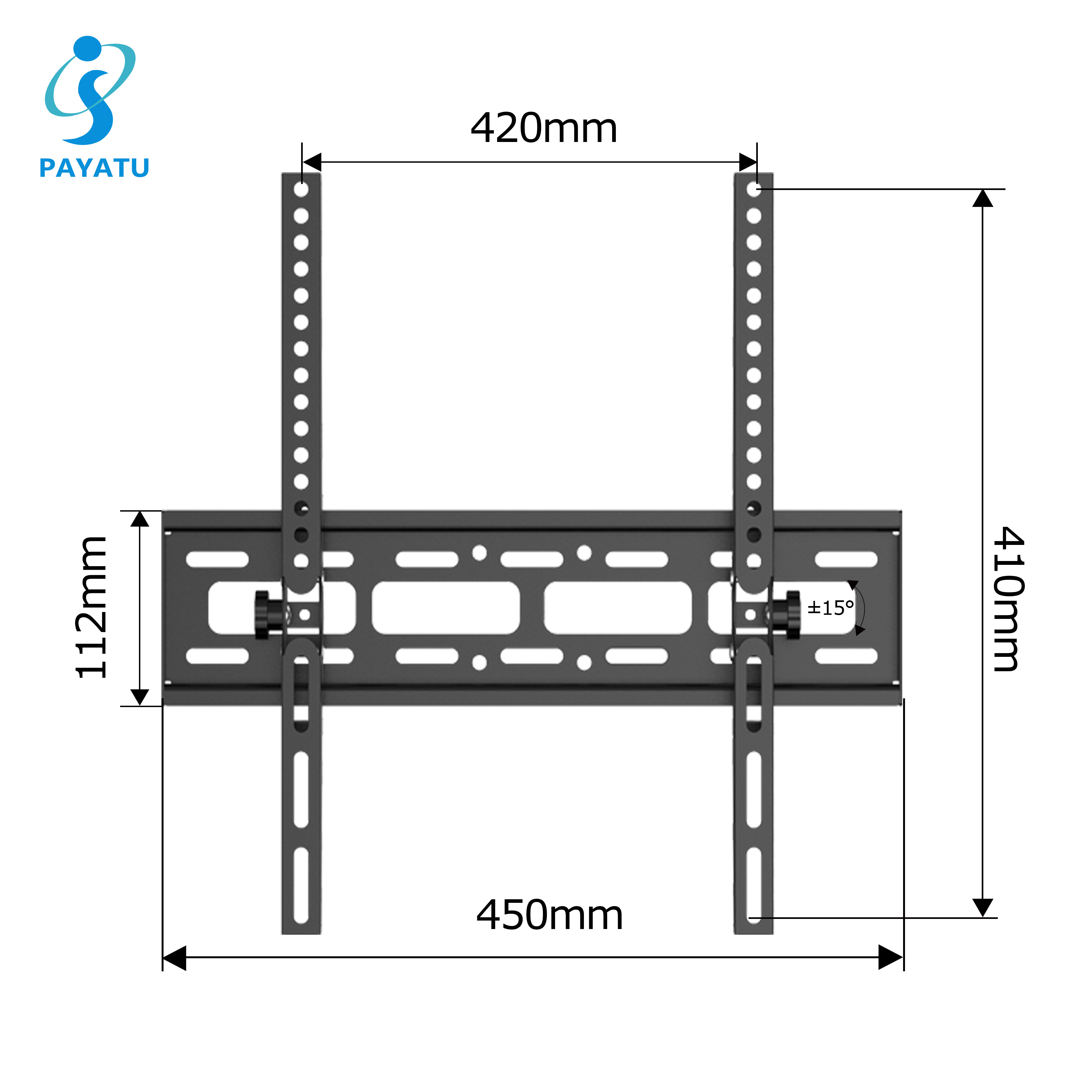 Up And Down TV Mounts & Carts Universal TV Wall Tilting Mounting Bracket Holder Support Soporte LED Television 26-60 Inch