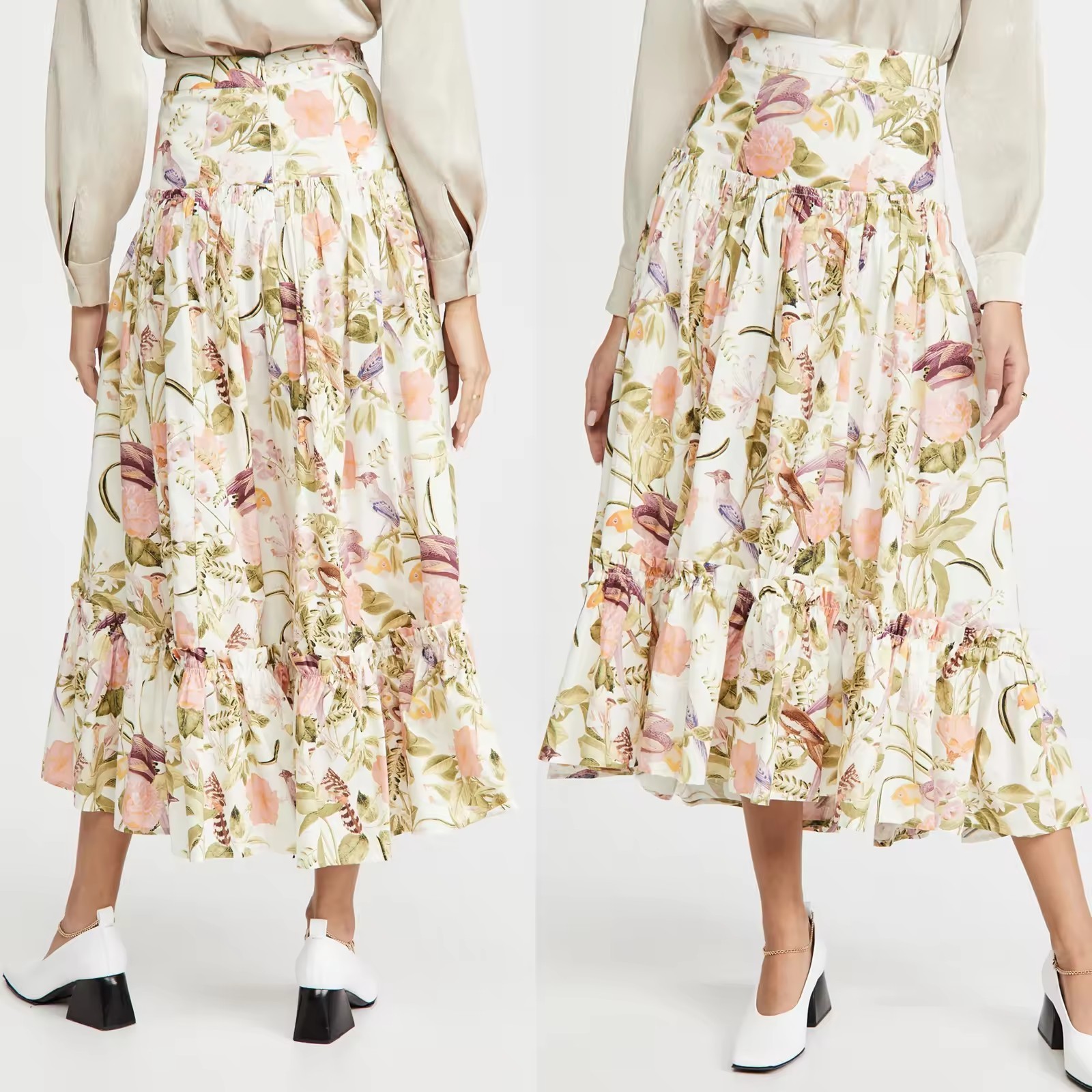 Women Fashion Clothing Oem Accept New Hot Best Seller Manufacturer From China Women Floral Skirt