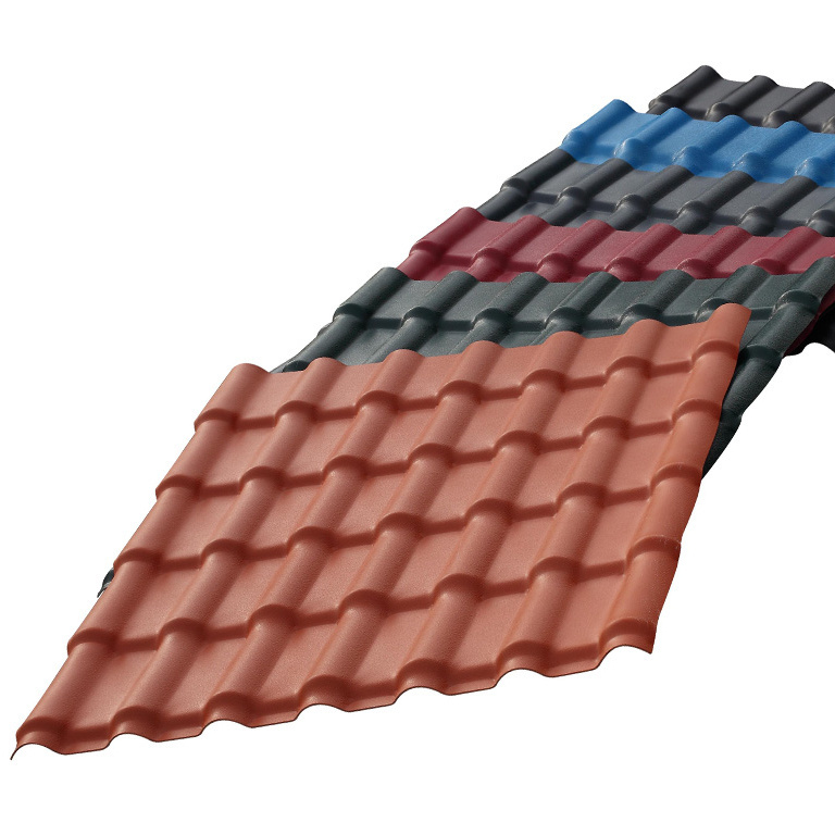 Cheap teja de pvc roof tile/fire proof water proof UPVC plastic roof sheet for factory house/Colombia pvc corrugated roof tile