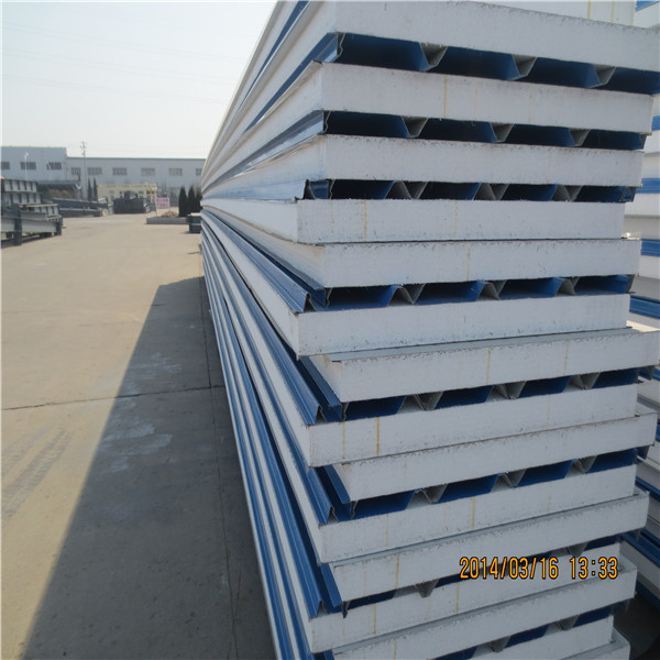 Insulated eps styrofoam sandwich panel for wall and roof