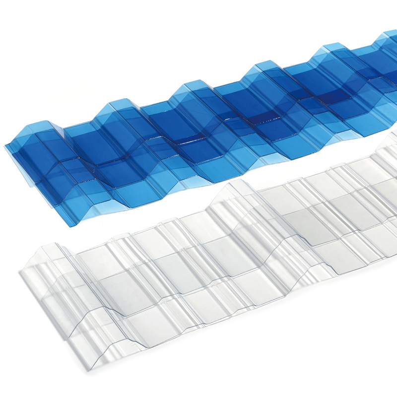 UV PC corrugated transparent polycarbonate sheets clear corrugated plastic roofing sheets plastic for greenhouse