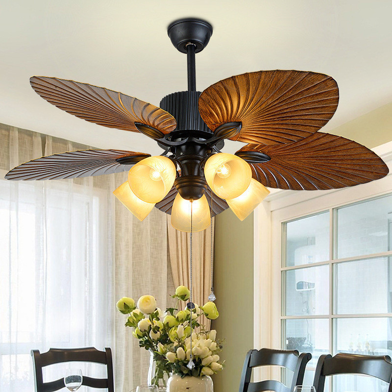 JYLIGHTING Retro chandelier creative new products ceiling fan with led light ceiling fan with light for bedroom fan led light