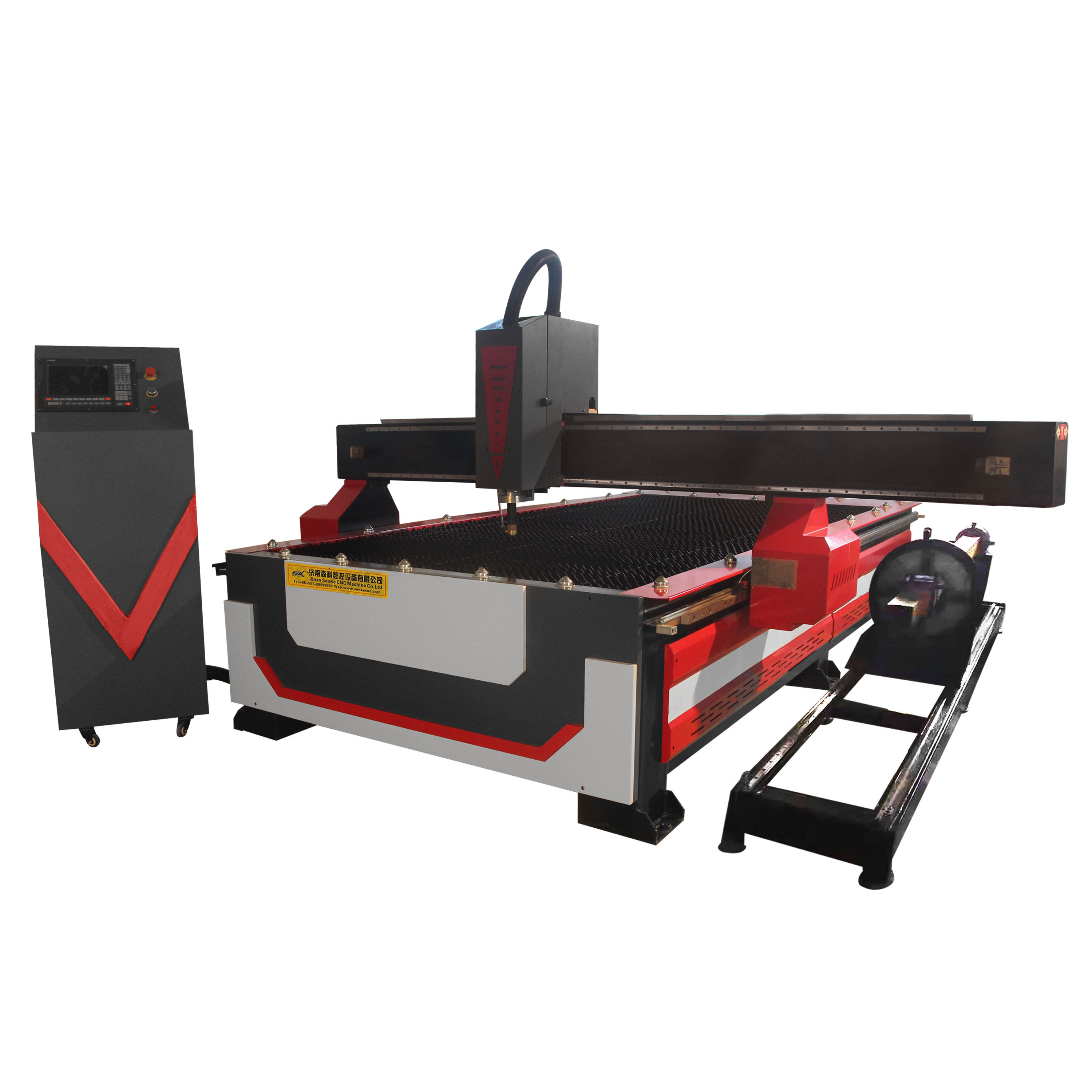 cnc plasma and gas flame cutting machine with cnc control software and local service