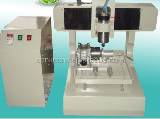 SENKE Mini Small Size Cnc Milling Machine Water Jet Cutting Machine Cutting Metal and Non Metal T-slot Table 300x300mm NC-STUDIO