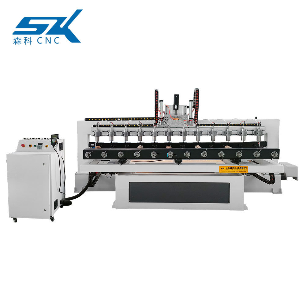 Multi spindle 6 Head 12 Head  Cylindrical  Engraving Woodworking Rotary CNC Milling Router Machine