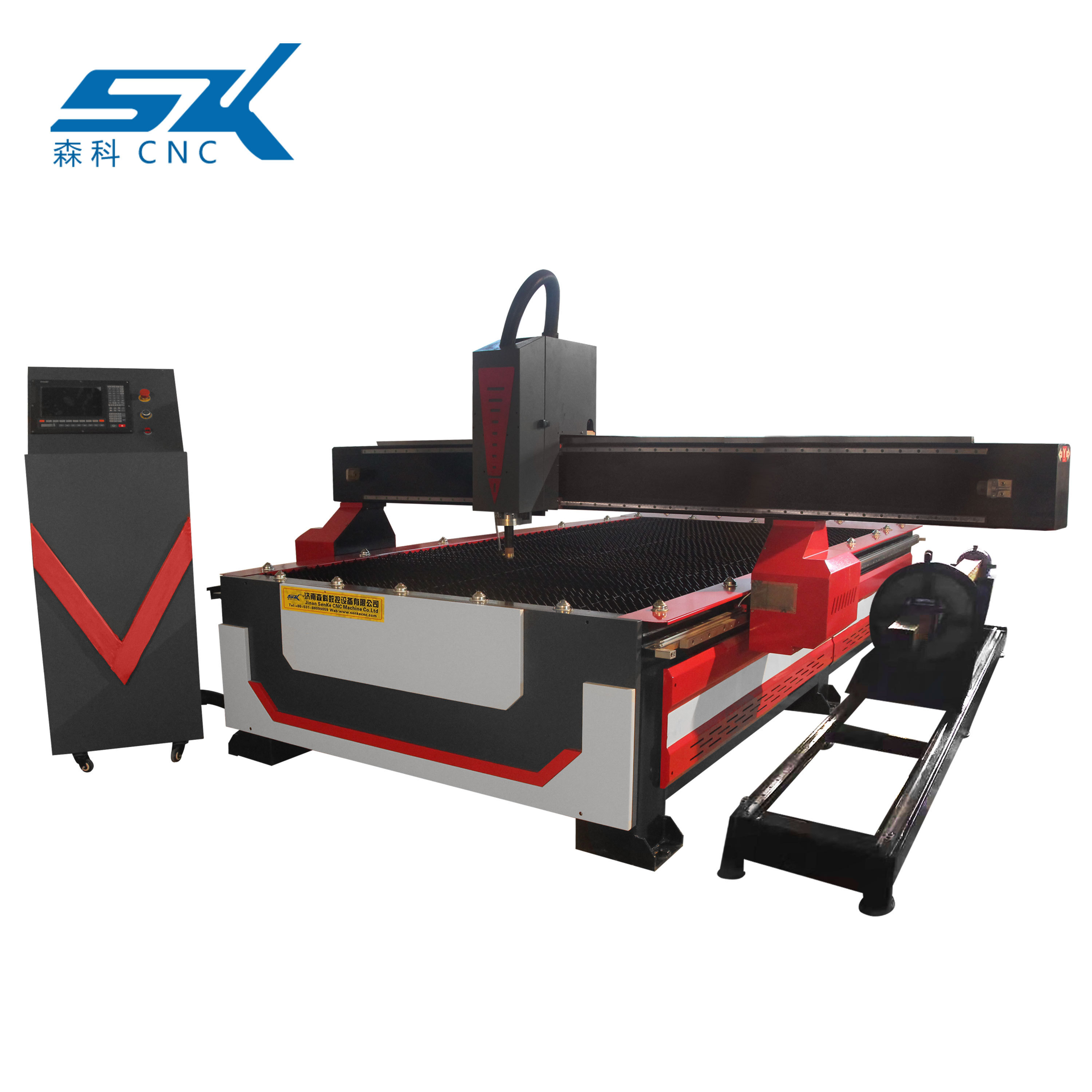 cnc plasma and gas flame cutting machine with cnc control software and local service