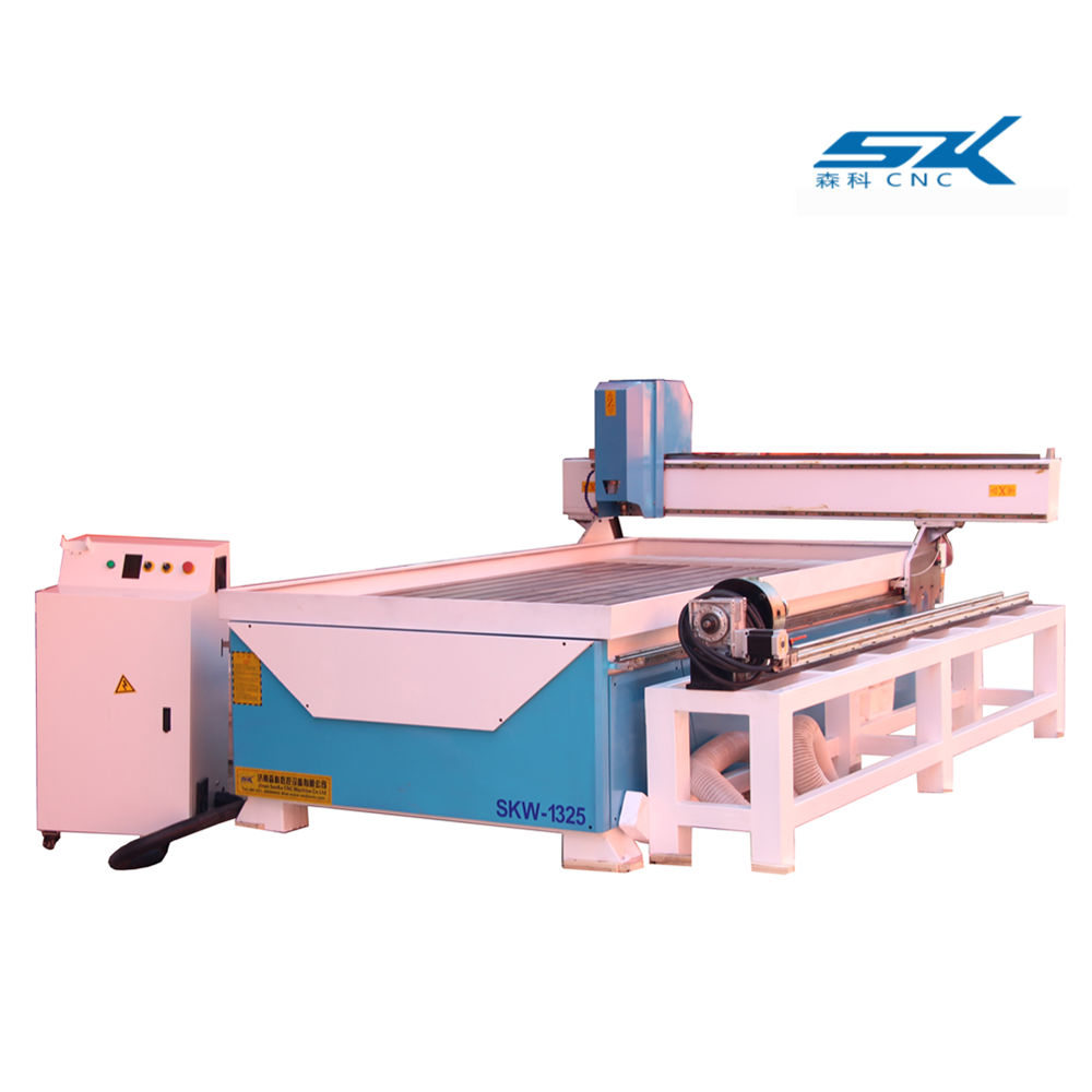 Jinan factory price Cnc  Wood router 1325 plywood stone working machine with rotary