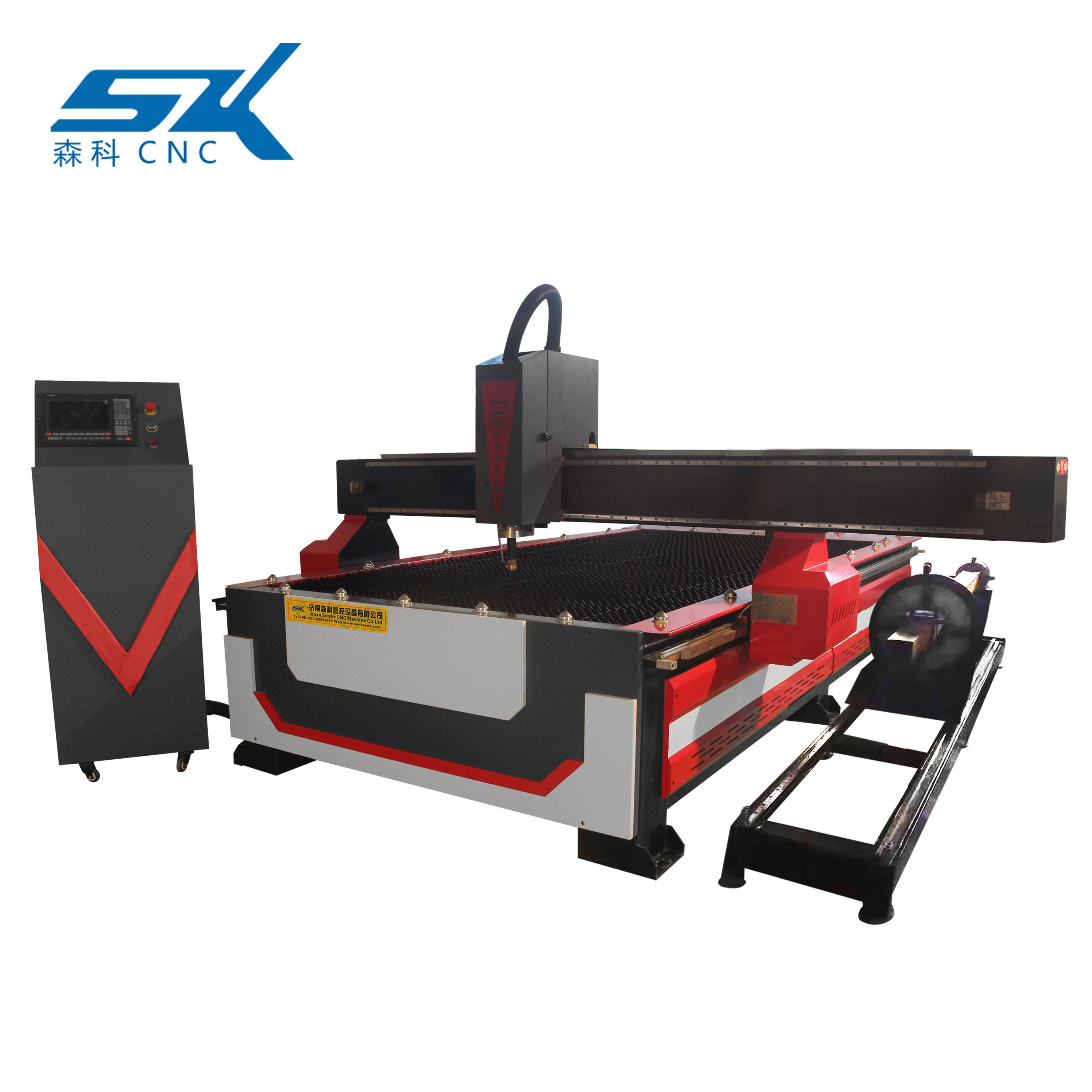 cnc plasma and gas flame cutting machine with cnc control software and local service