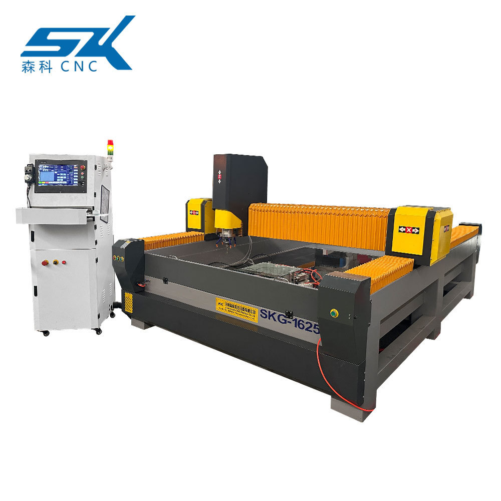 full automatic fast glass mirror grinding buffing polishing edging and beveling Milling Drilling CNC machine