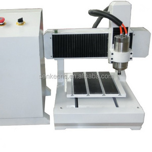 SENKE Mini Small Size Cnc Milling Machine Water Jet Cutting Machine Cutting Metal and Non Metal T-slot Table 300x300mm NC-STUDIO