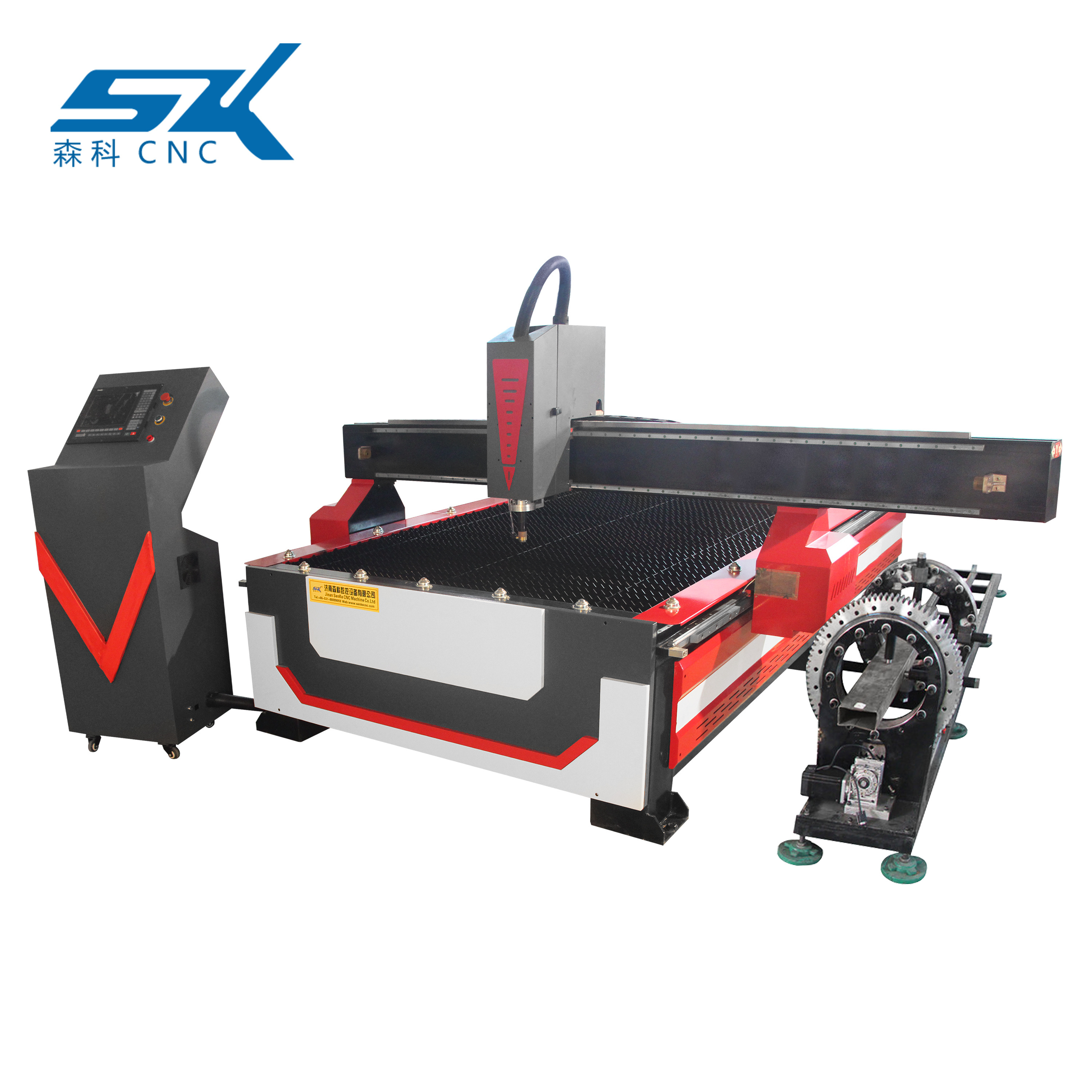 cnc plasma and gas flame cutting machine with cnc control software and local service