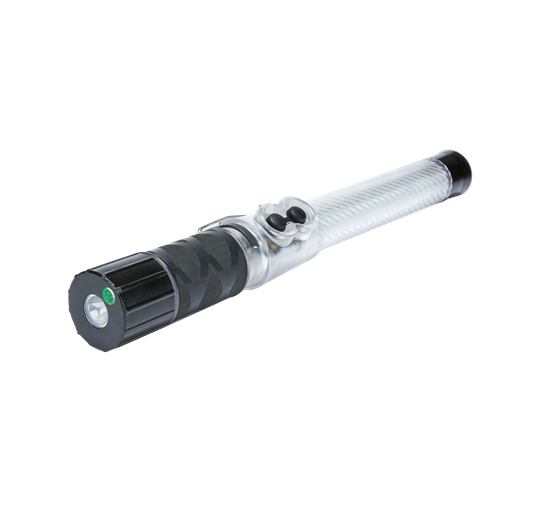 Magnetic Rechargeable LED Flashing Traffic Signal Flashing Baton with whistle