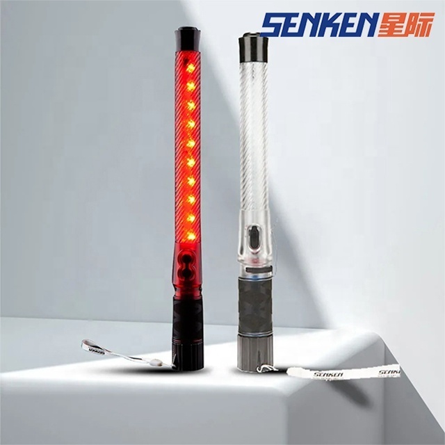 Senken Rechargeable Flashing Led Signal Baton Flashing Led  Traffic baton