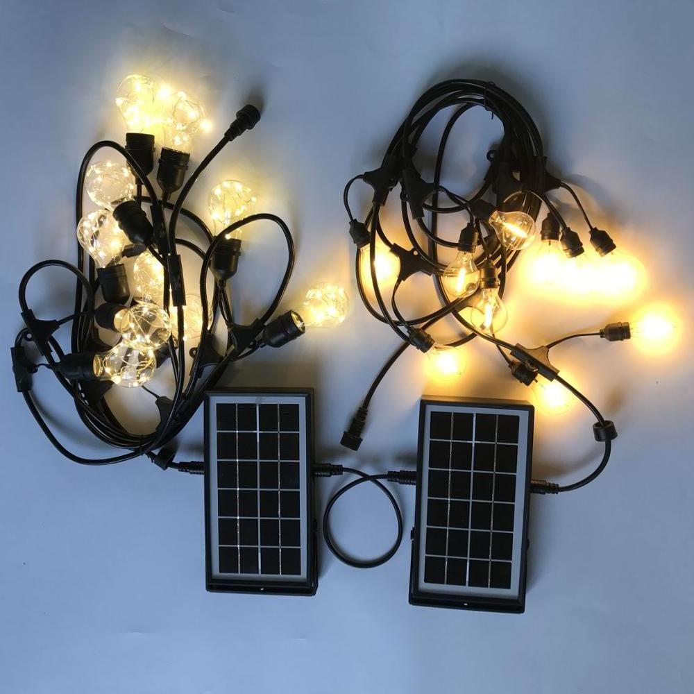 Waterproof outdoor Christmas lights string  E26E27 solar outdoor bulb