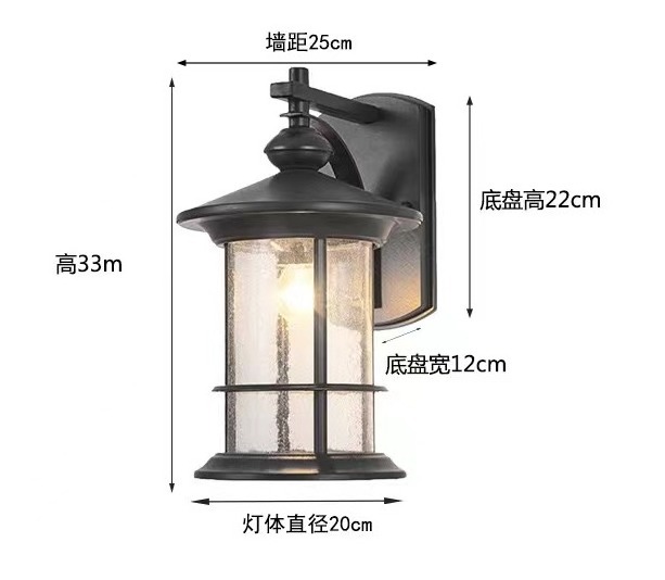 Outdoor Wall Lamp Garden Modern Mounted Lantern Exterior Fixture Led Lamp Outdoor Wall Light 220V 80 Aluminium Luci Led Esterno