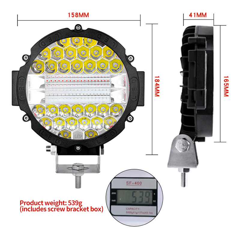 7inch Universal Work Light 51W LED Spotlight Combo Beam Lamp 12V 4800lm Waterproof IP67 For Offroad 4x4 4wd SUV ATV Car