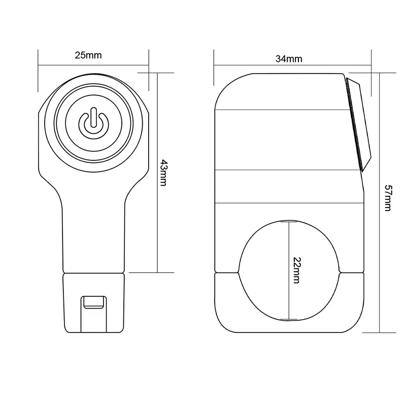 Aluminium Motorcycle Switches 7/8