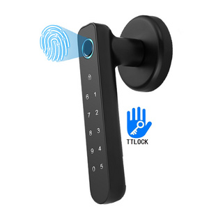 Senleean TTLock APP Smart Control Fingerprint Lock Biometric Code Door Lock With Mechanical Key for Home Office