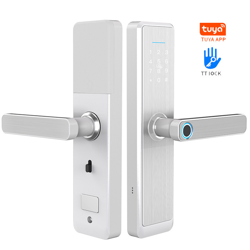 Biometric Fingerprint Smart Digital Anti theft Mobile Control Tuya Wifi TTlock App Keyless Intelligent door Lock