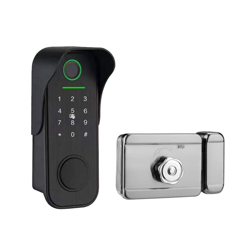 Electronic Waterproof Outdoor Smartphone remote control Automatic Digital Door Lock with Fingerprint double sided door lock