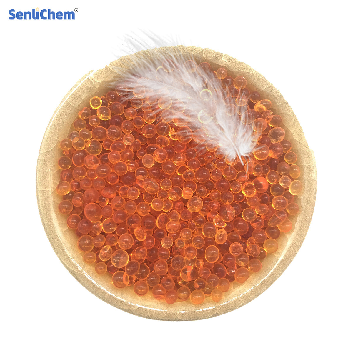 SenliChem 2~4mm Adsorbents Orange Silica Gel Moisture repellents