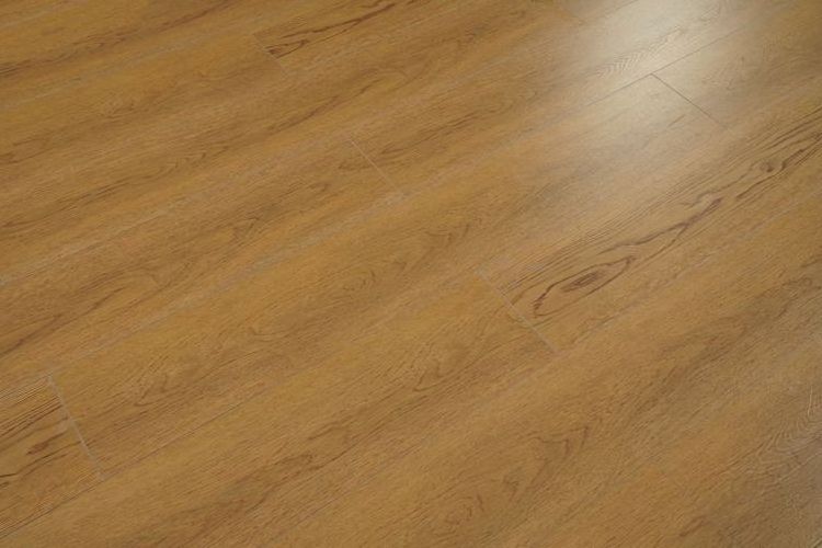 12mm HDF indoor residential light grey wax wood grain surface laminate flooring