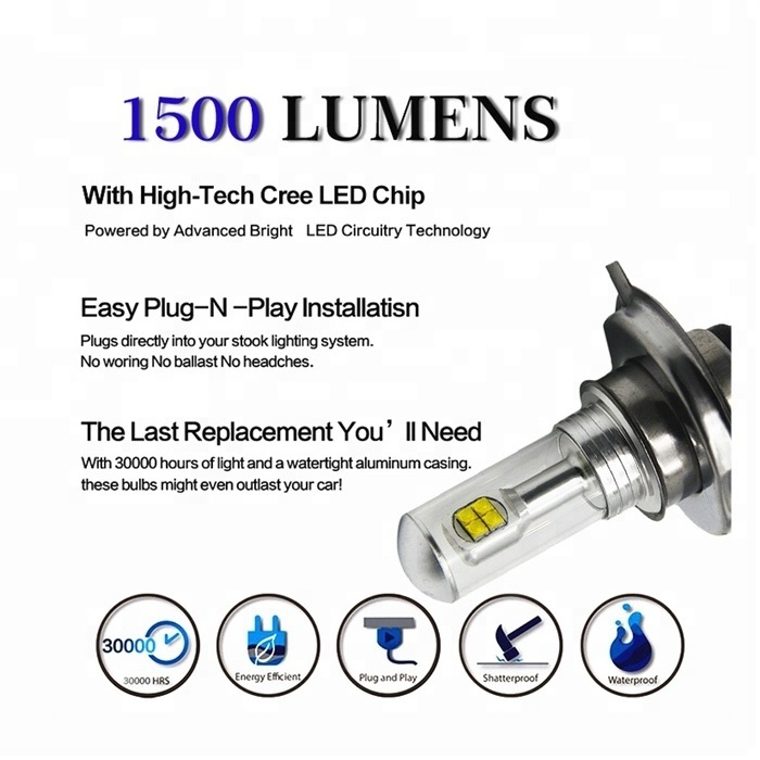 Wholesale 12V CE FCC RoHS 9005 HB3 LED Car Fog Lights For Auto H4 H7 H8 H11 9006 Head Light Bulb Lamp