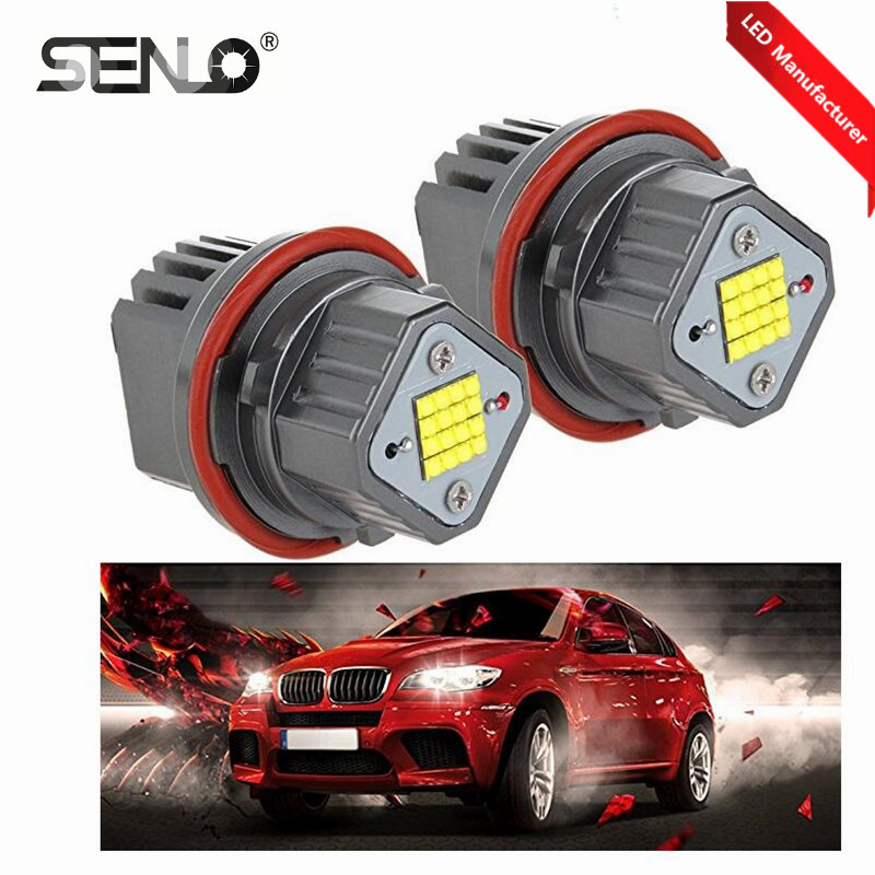 High power E39 led angel eyes CANBUS 160w halo ring lighting for bmwE39 M5 E38 E36 E39 E53 E65 E66 E61 E60