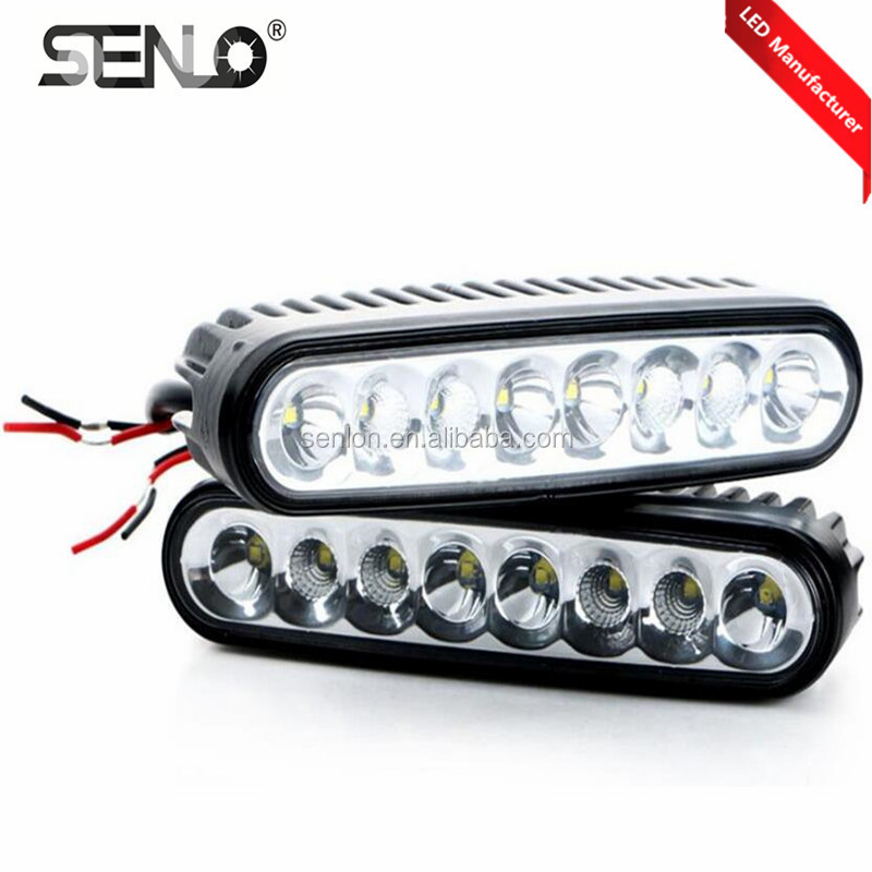 High power car spot lights bar led DRL work light 40w waterproof for car auto motorcycle vehicle ship boat