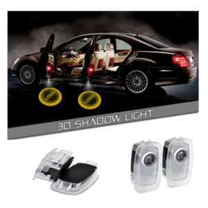 Auto car logo light 3d shadow door light courtesy laser projector Ghost door Light For ben z Class W221 AMG S500 S350 S63 S65