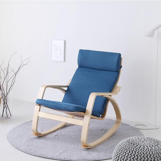 Modern Appearance and Home Furniture General Use relax wood rocking chairs