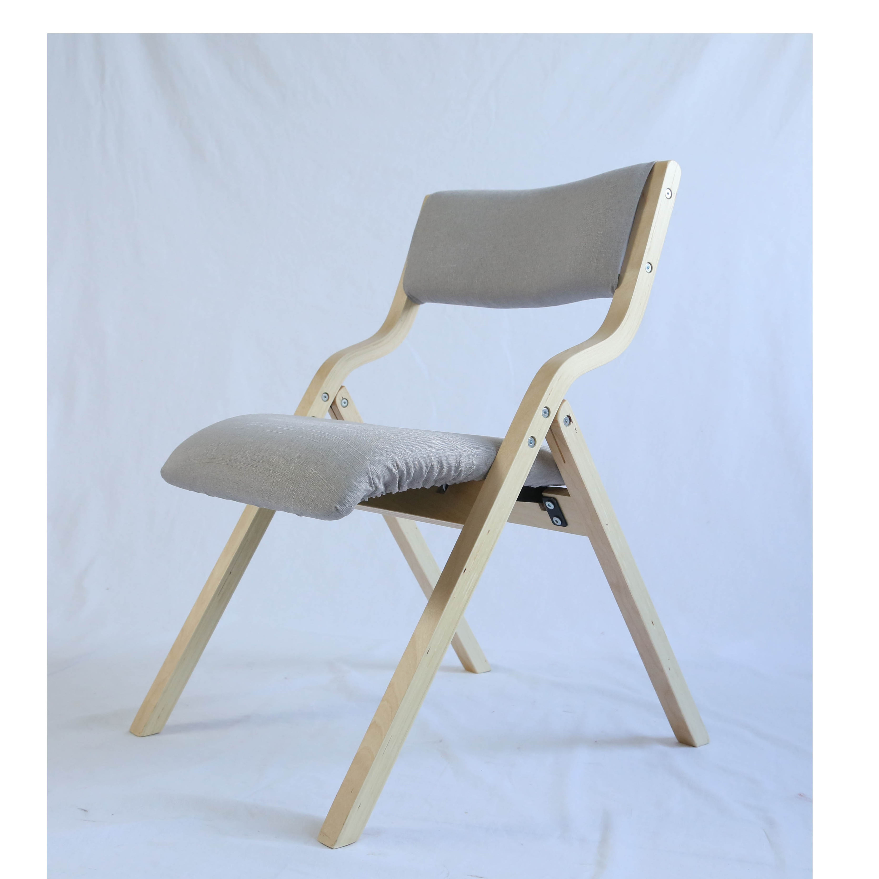 Foldable Bent Plywood Bentwood Wooden Wood Folding Chair