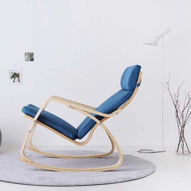 Modern Appearance and Home Furniture General Use relax wood rocking chairs