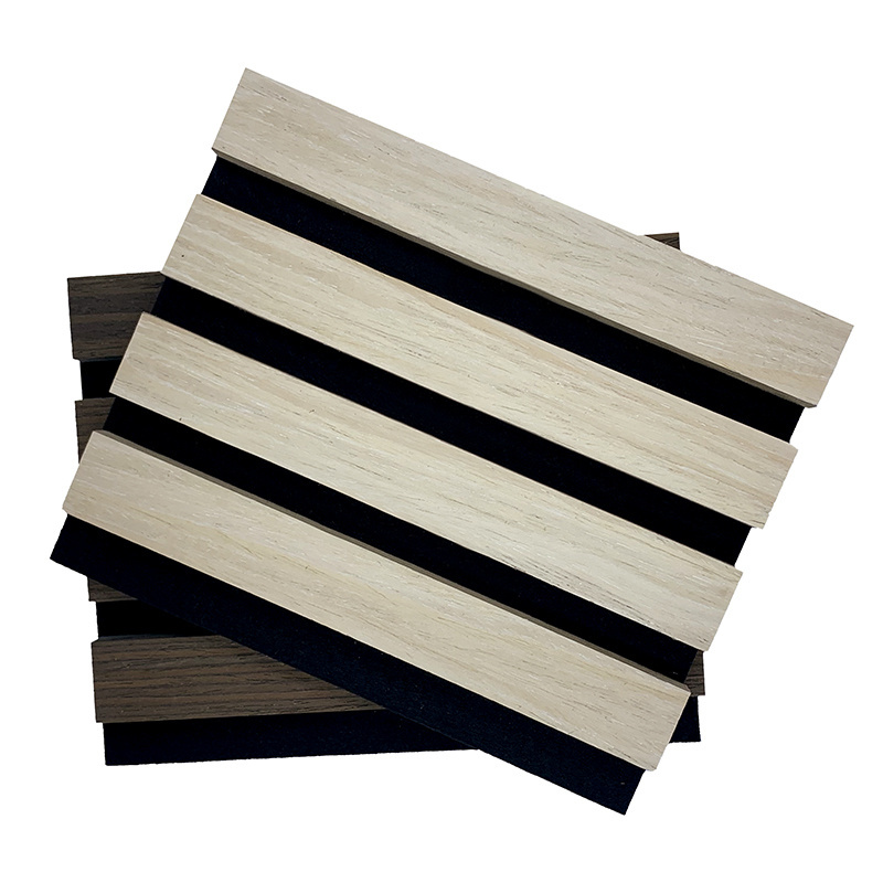 High Quality Soundproof Wall Panels Mdf Akupanel Wood Slatted Wall Acoustic Felt Panels For Interior Decoration Wall And Ceiling